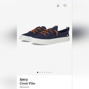Sperry Women's Navy Crest Vibe Sneakers